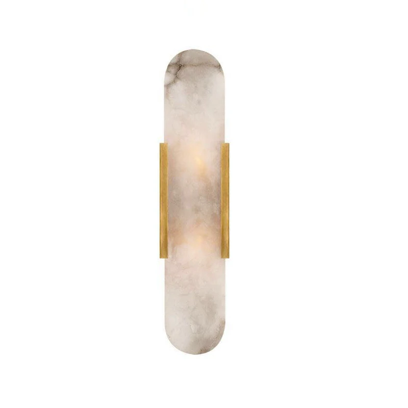 Hot sale metal marble nordic led wall sconces lighting luxury decoration design simple modern good living room wall lamp
