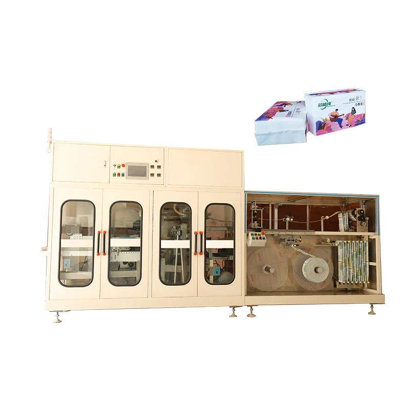 High Quality Baby Diaper Packing Machinery For Cotton Facial Tissue Multifunction Packaging Equipment
