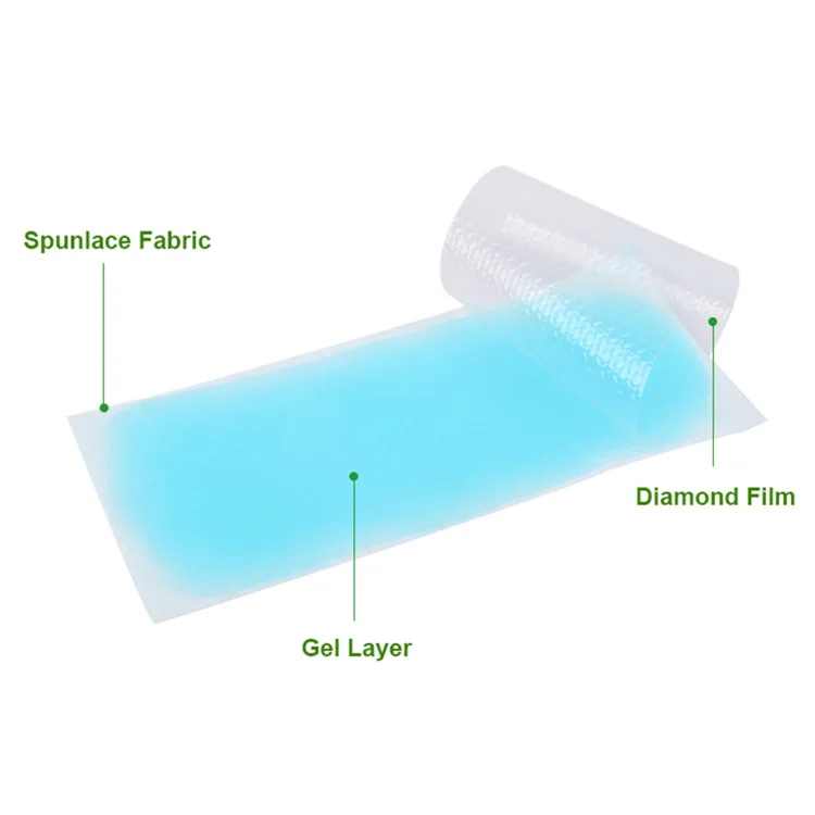 
Customized High Quality Hydrogel Antipyretic Forehead Fever Reduce Ice Cooling Gel Patches 