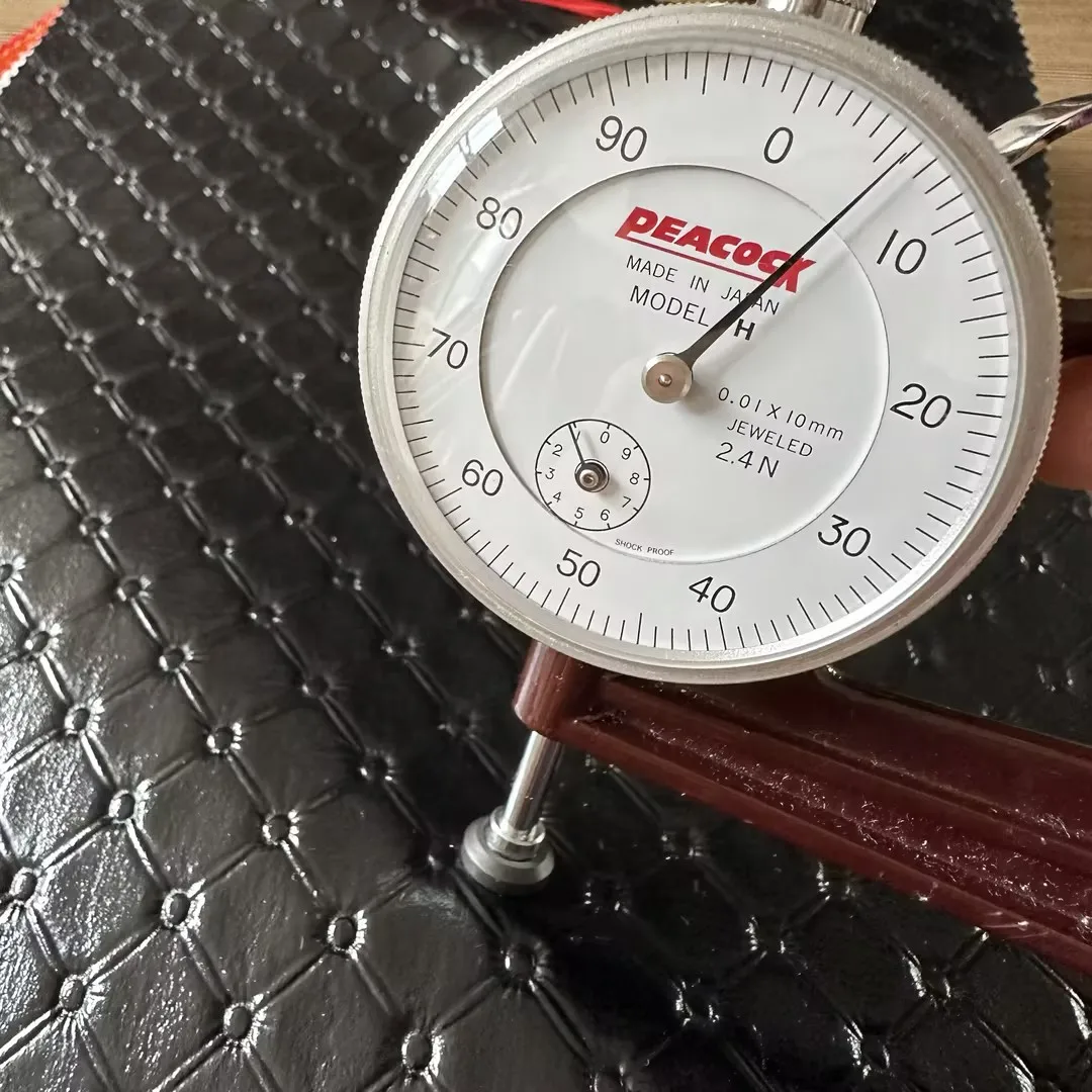 Recycle faux leather wholesale glitter decorative PVC synthetic leather products artificial leather fabric for upholstery