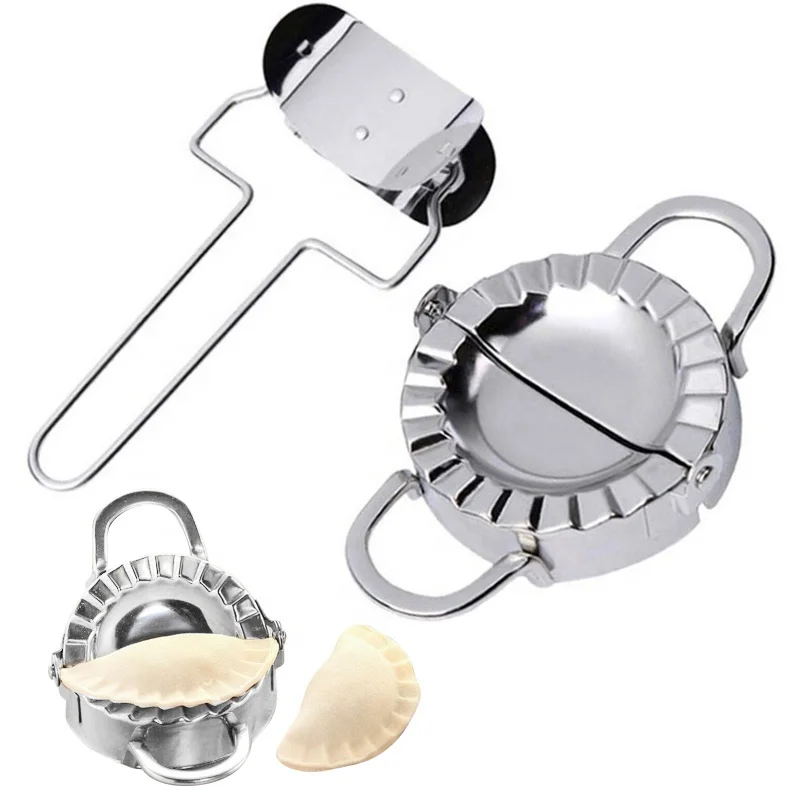 Stainless Steel Dumpling Maker Dough Cutter Pie Ravioli Dumpling Mould Kitchen Pastry Tools Accessories Cutting Tool