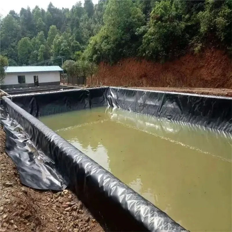 Геомембрана 0 5 мм рыба заводская цена Hdpe подводка для пруда Epdm водонепроницаемая мембрана современная 50 квадратных метров более