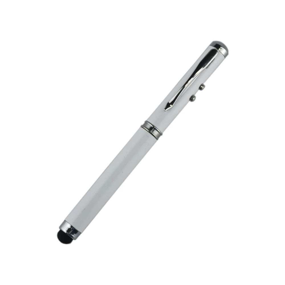 GemFully wholesale led flash light pen for ppt luxury multi-function product  4 in 1 pen with light led
