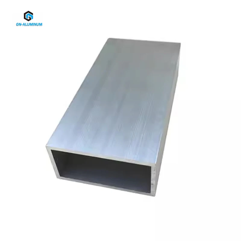 6063 6061 T4 T5 T6 Rectangular Aluminum Square Pipe Hollow Tube 4mm Thickness 175mm x 20mm