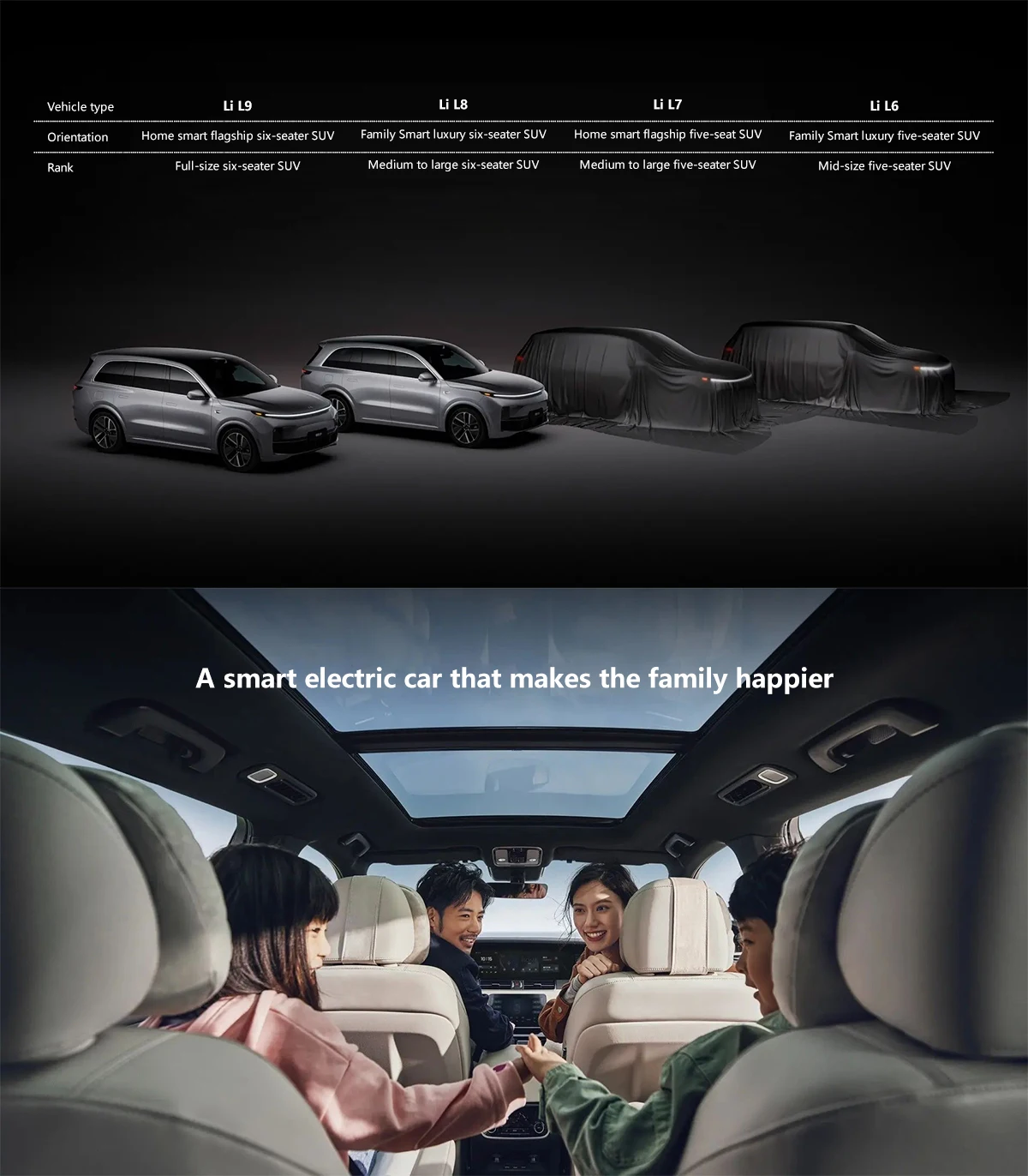 2024 Presale New Hybrid Li Auto L6 2024 Luxury Electric Car 4wd Lixiang L9 L8 L7 L6 Hybrid Ev Suv Li L6 New Energy Vehicles