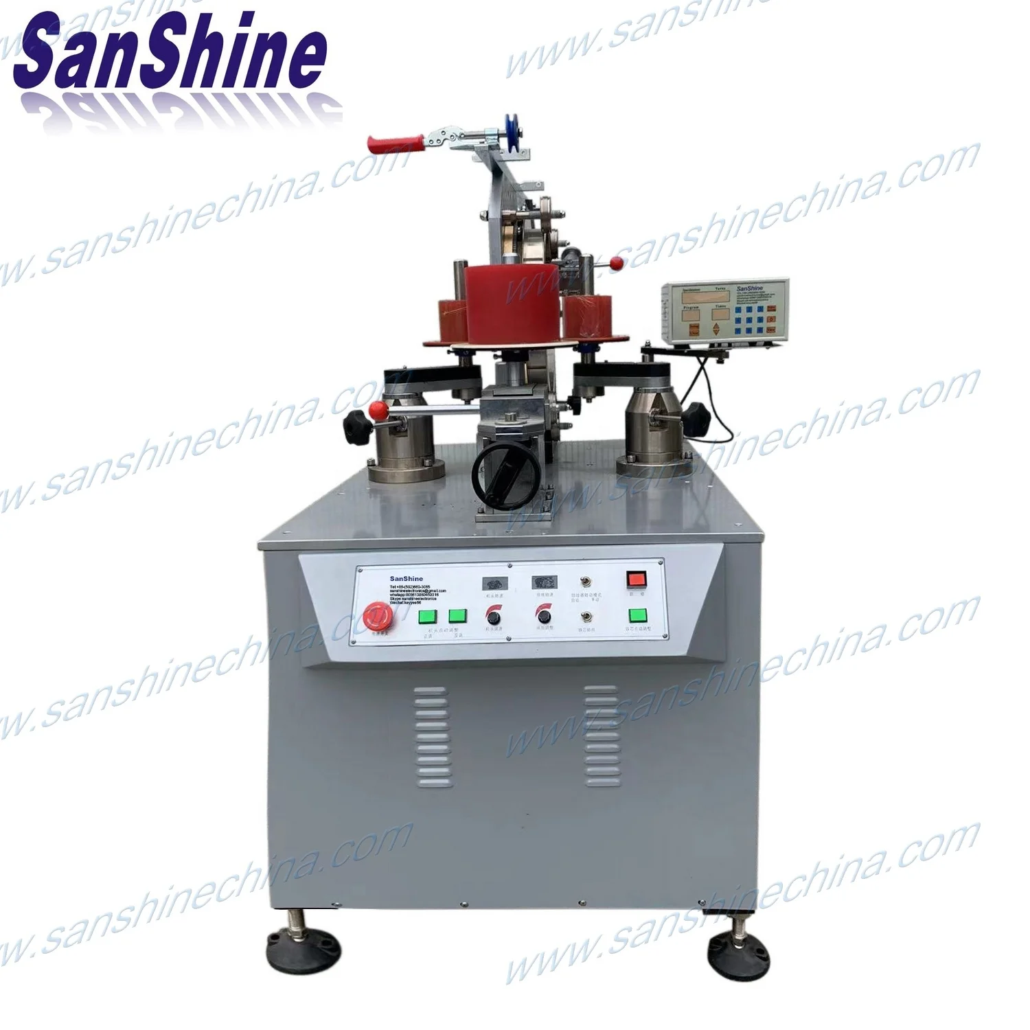 Extra big toroidal power transformer winding machine