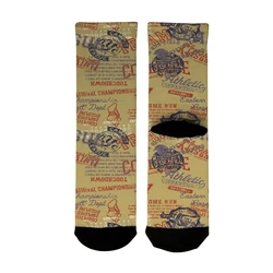 Wholesale hot sale long socks men colorful heated socks for men