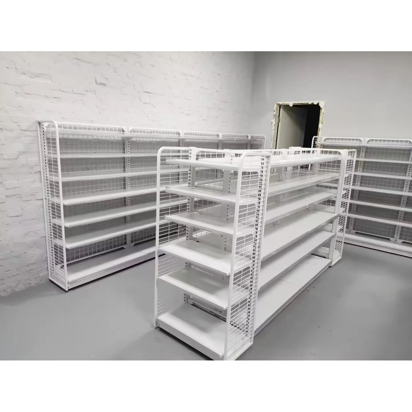 Meicheng Commercial Interior Design Store Layout Store Gondola Display Rack Shelf Store Supermarket Shelves