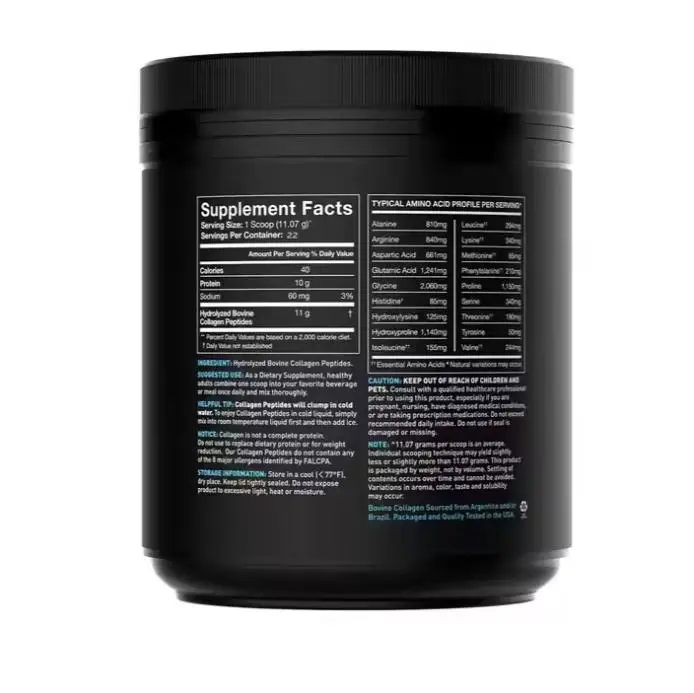 Supply OEM Collagen Peptides Powder with Hyaluronic Acid Biotin Collagen Peptides Powder Custom Collagen Peptides