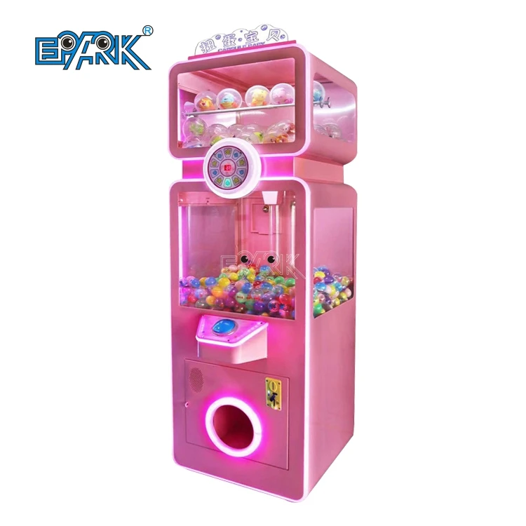 Coin Operated Automatic Capsule Toys Machine For Kids Double Deck Gumball Vending Machine