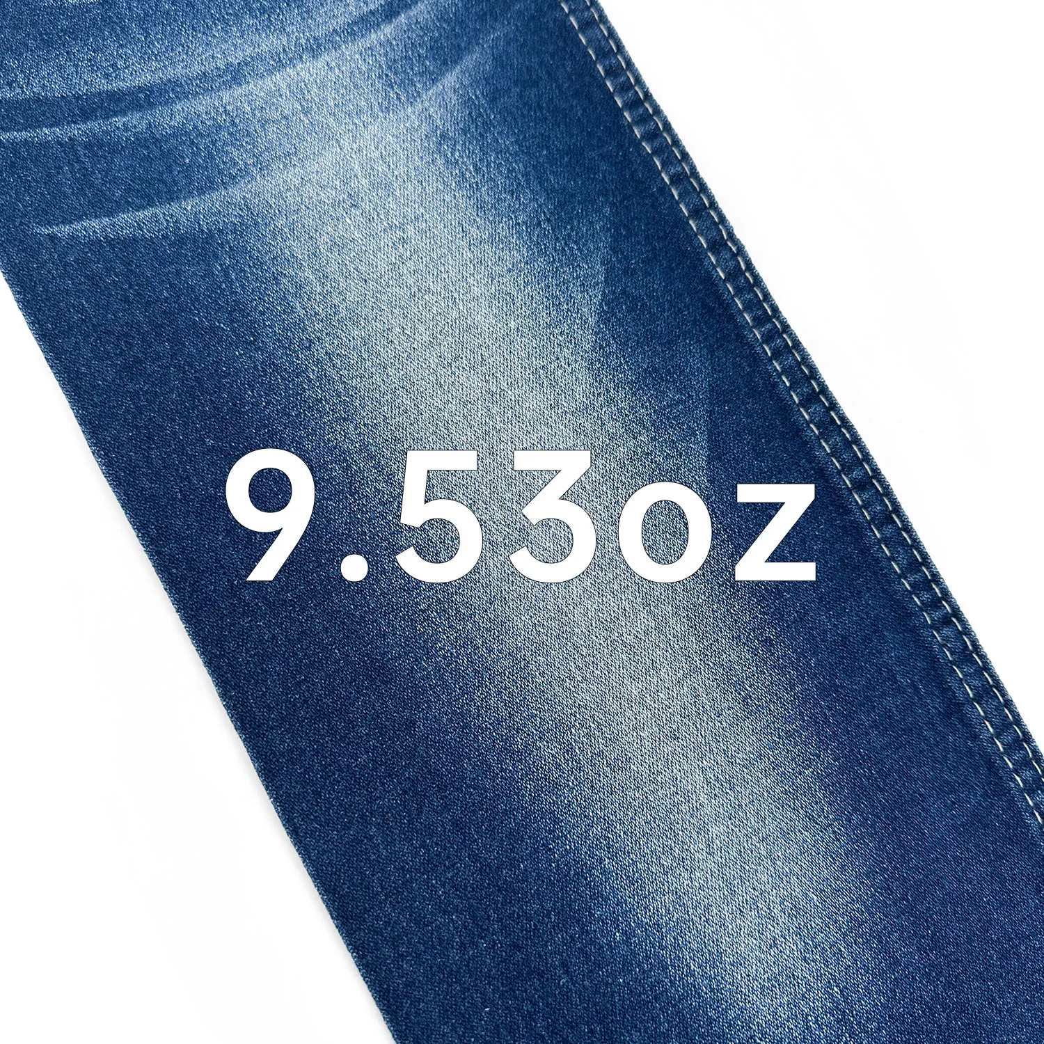 China factory stock blue jeans fabric OE denim fabric with mesh stretch jeans fabric for clothing manufacturers with wholesale