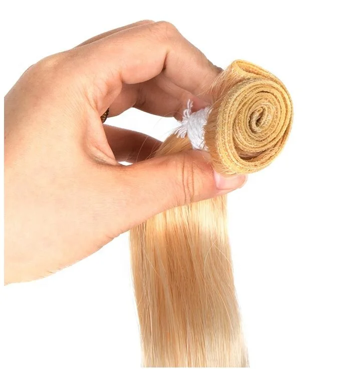 Rebecca Body Wave Ponytail Hair Bundles 24 to 36 Inch Soft Long Synthetic Hair Weave Ombre Brown 613 Blonde 100g Hair Extensions