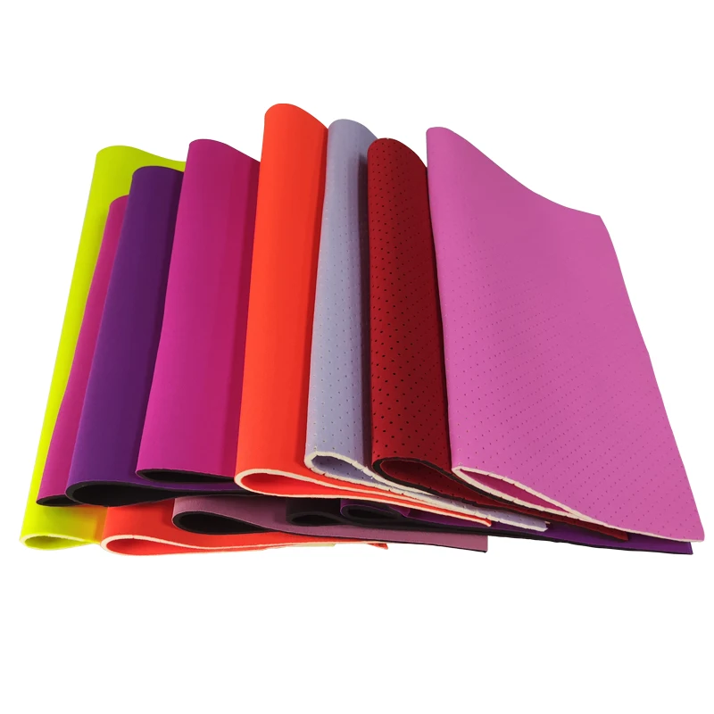 custom made perforated neoprene polyester fabrics for bags or beach bags 3mm 4.0mm 4.5mm  elastic