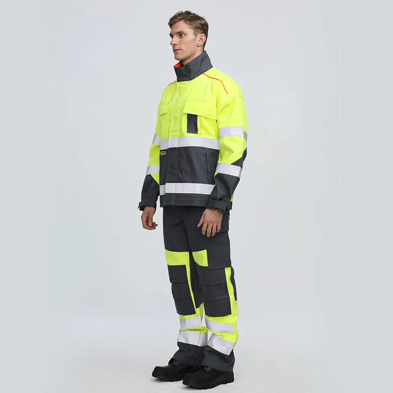 customize fireproof mining protective clothing work jacket welding suit workwear flame resistant clothing