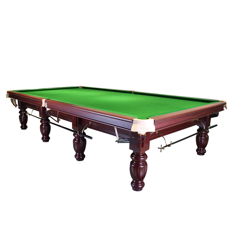 Factory hot sale English billiard 12ft snooker table for sale