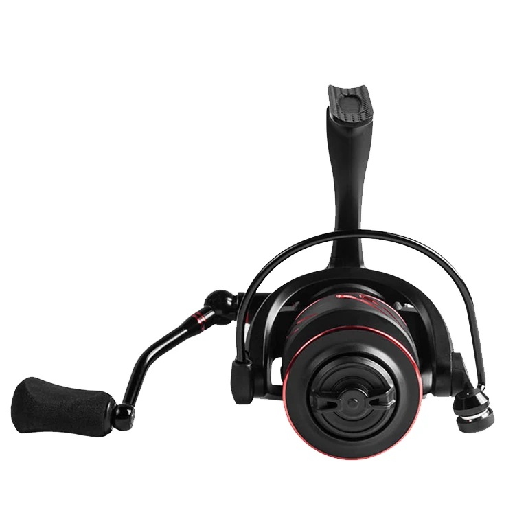 NEW OEM Fishing Reel Carp Fishing Full Metal Spool Spinning Reel 5.0:1 Max Drag 10Kg Power Sea Carp Fishing Reel Black