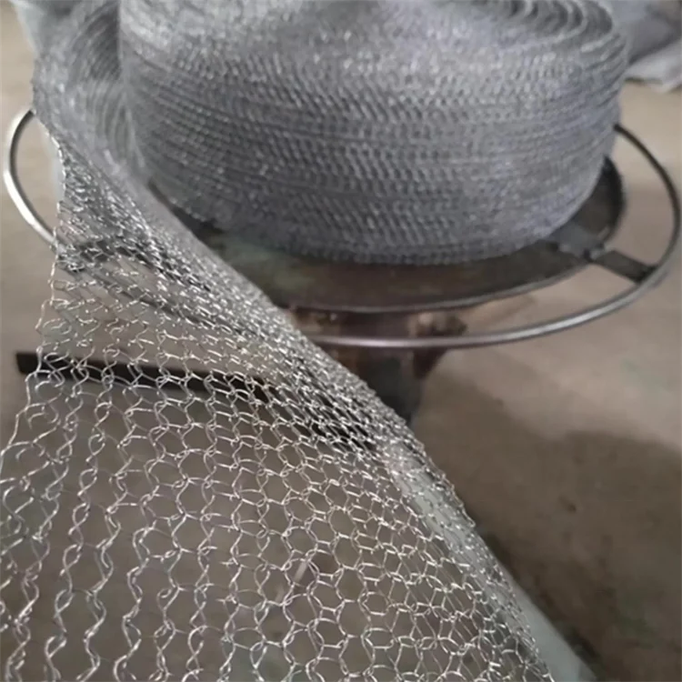 Offer 2205 316 316L 304 304L stainless steel crochet weaving ginning multi strand filter knitted wire mesh