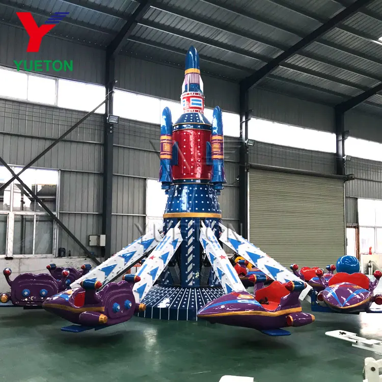 Theme Park Airplane Funfair Attraction Outdoor Kids Rotary Fun Air Plane Aircraft Equipment Self Control Plane Amusement Rides