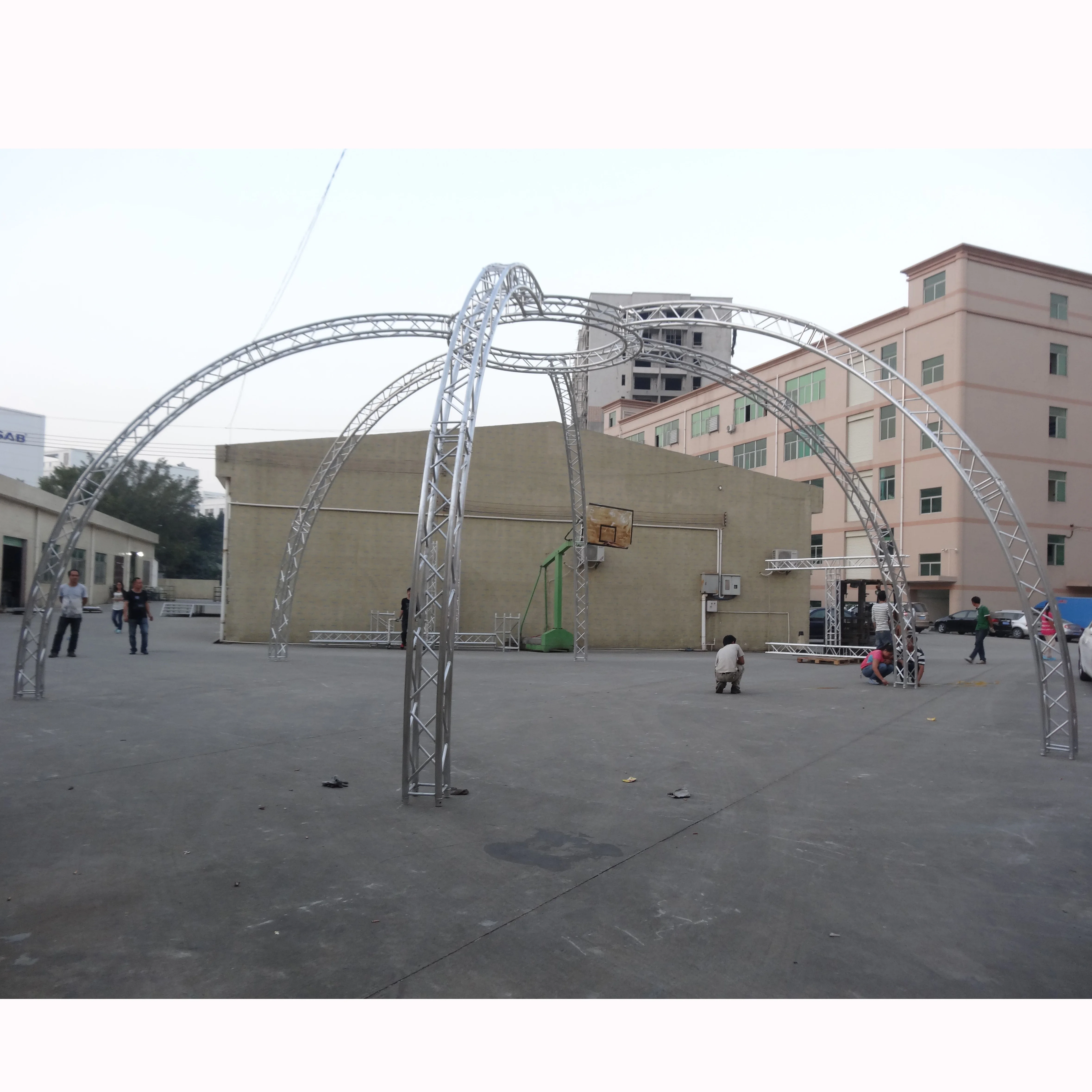 
Aluminum roofing trusses exhibition truss system 