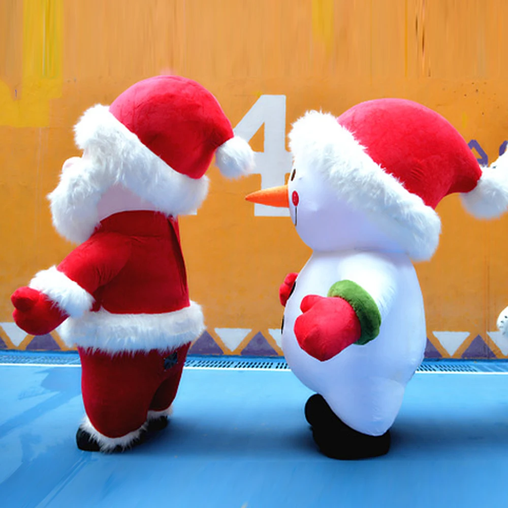 Advertising Adults Custom Made Used Cartoon Character Santa Claus Engrave Mascots Costumes for party