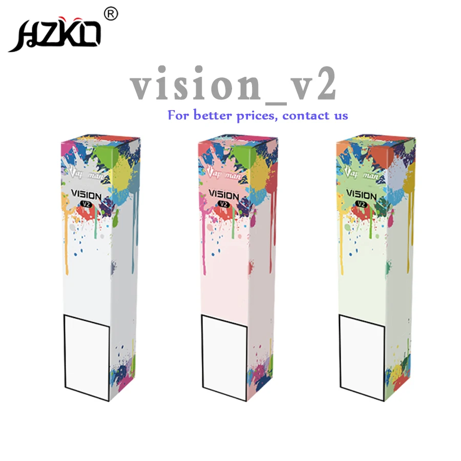 Оригинальный дизайн Vapman 2500P Vision V2 упаковка