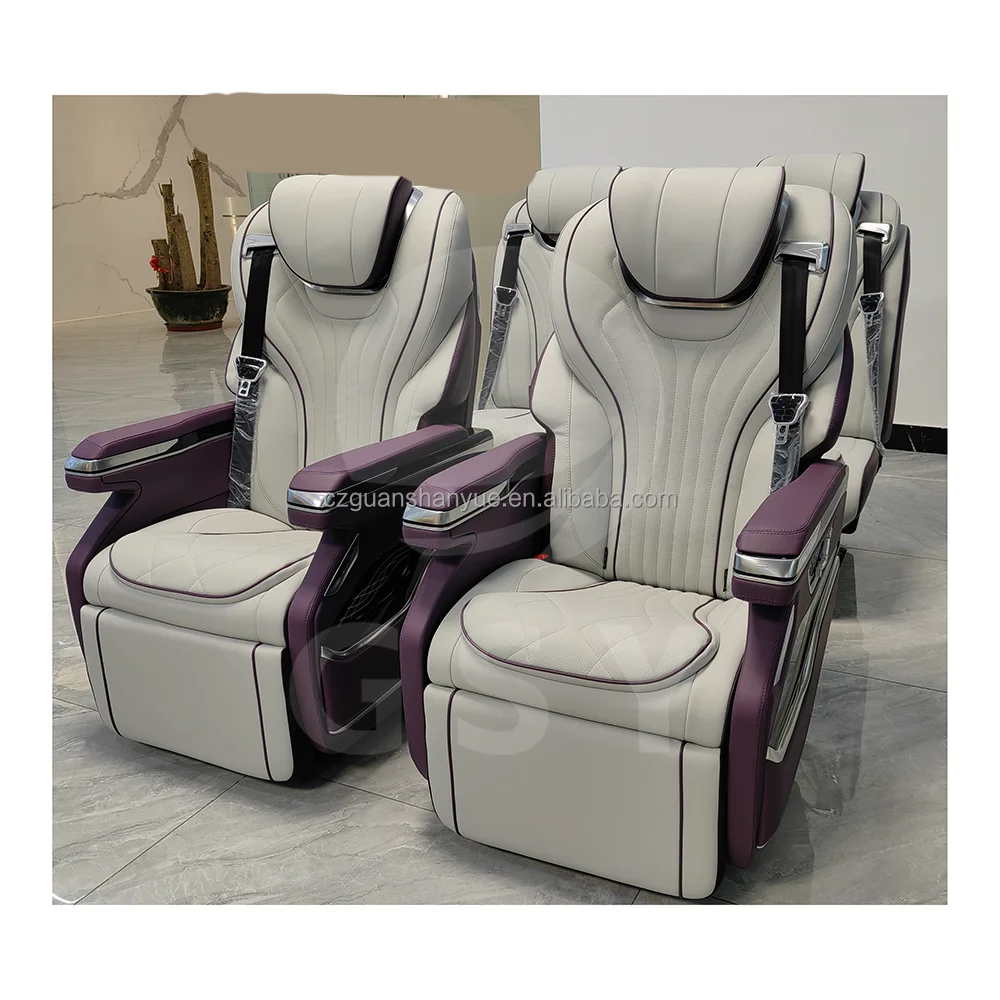 Latest factory Leather Auto Seats Touch Screen and S Switch Adjustable Electric Massage For Hiace v260 w447 sprinter