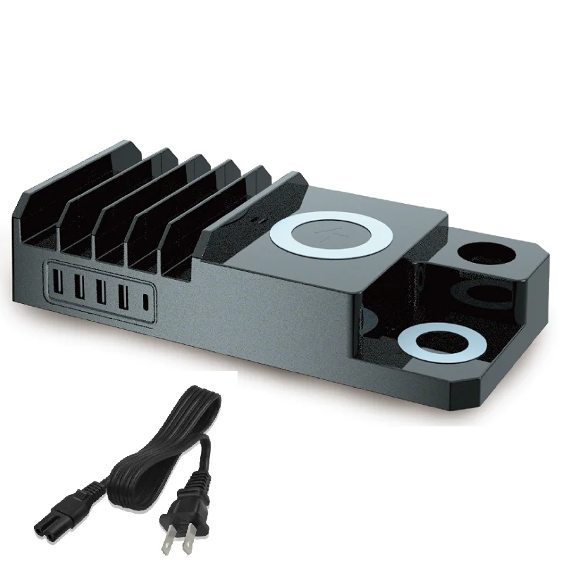 8 IN 1 Wireless Charging USB Charging Station for phone and watch
