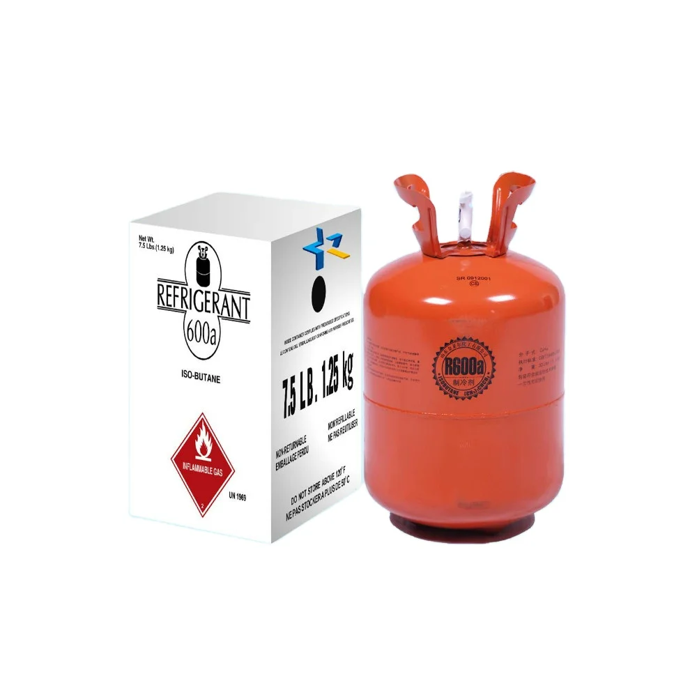 Wholesale low price factory supplier Isobutane R600A HC refrigerant gas