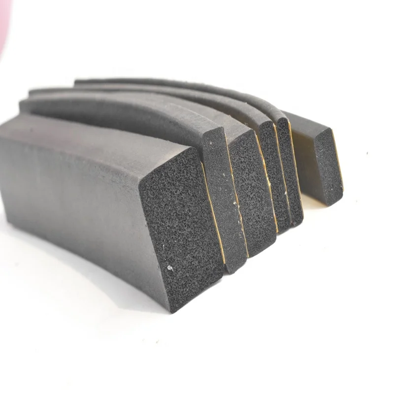 EPDM EPDM foam plate sealing strip vibration damping rubber strip direct sale 1 metre price machinery and equipment protection