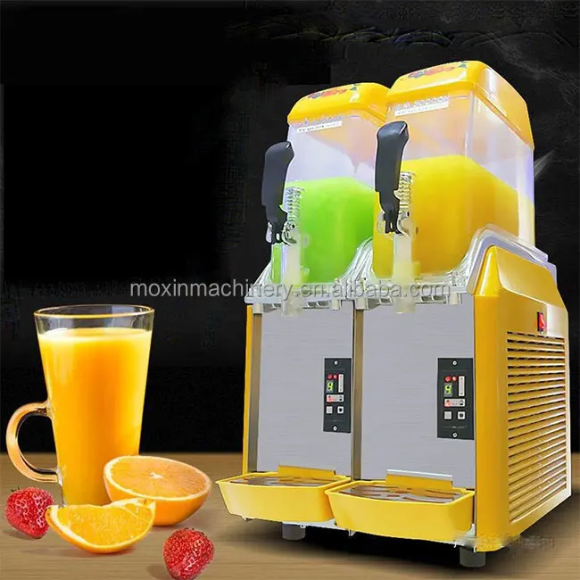 EU plug 12l Commercial Home Use Drink Making Slushy Ice Maker Frozen Smoothie Slushie Slush Machine For Sale  Slush Machine