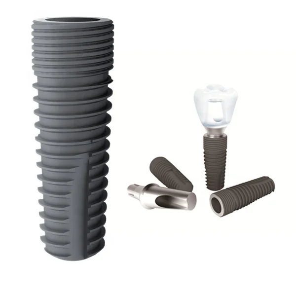Manufacturer Approved micro-dual tread dental implant tooth Implant with compatible abutment in dental Medical