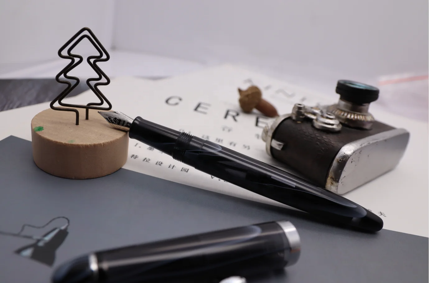 MoonMan Ti200 Titanium Alloy Fountain Pen 14K Gold Pen Hidden nib Adult Student Metal Fountain Pen Made in China