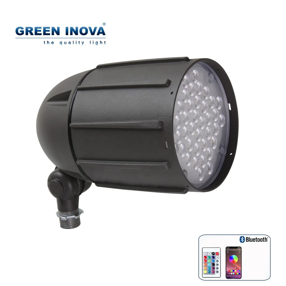 IP65 6W12W 30W RGBW LED landscape spike Light with Remote Control