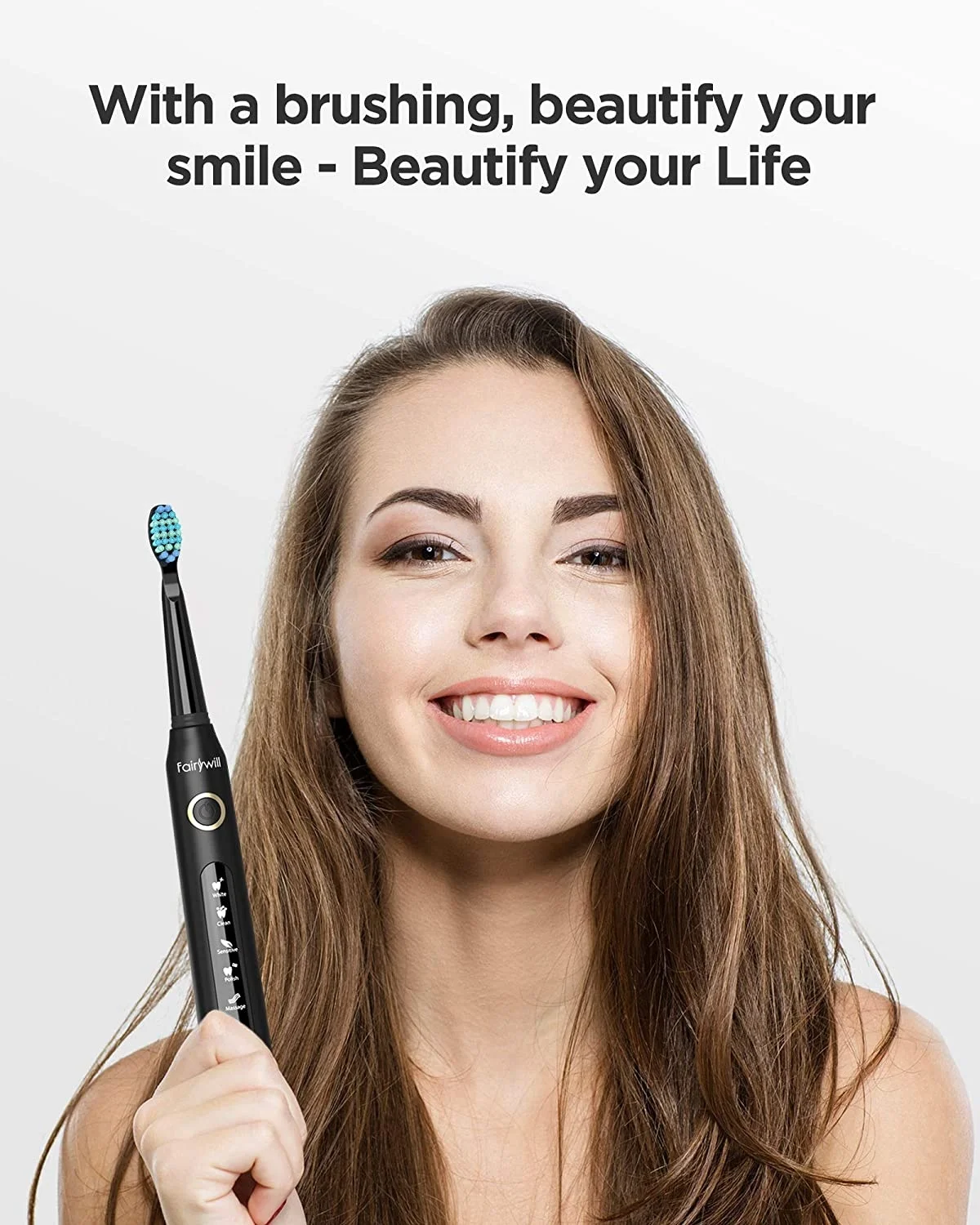 Fairywill FW 5020E + 507 оптовая продажа электрических зубных щеток