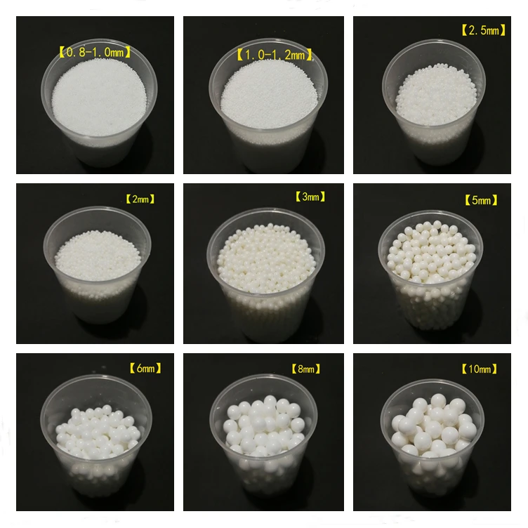 Grinding Ball 0.1mm-50mm Yttria Stabilized ZrO2 Zirconium Oxide/Zirconia Ceramic Beads/Balls