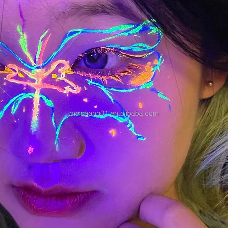 Wholesale UV Water-Based Face Paint for Body 3g Multi-Color Kit Washable and Waterproof for Festivals