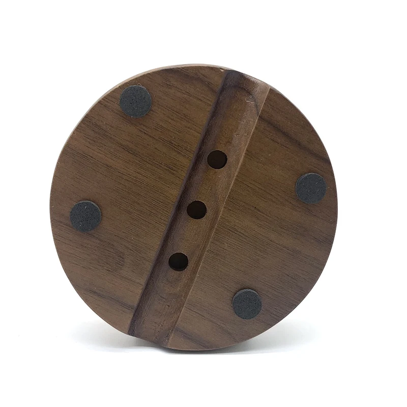 2024 Manufacturer Directly Sales Custom Handmade Bathroom Walnut Custom Wooden Soap Dish Soap Box