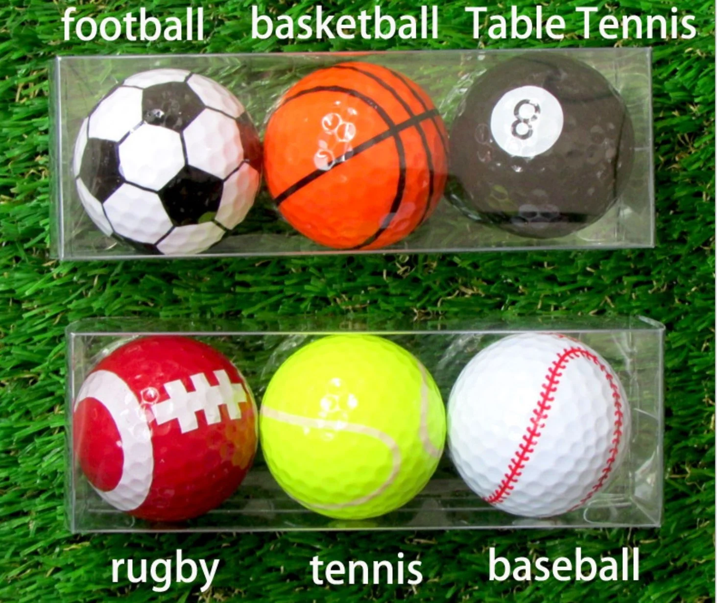 Customized golf gift sets ,Basketball,Football,Volleyball,Tennis, Baseball sports Golf Balls