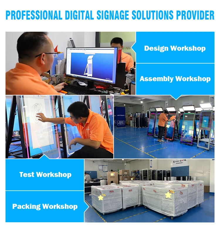 Philippine Portable Selfie Mirror Photo Booth Frame With Mini PC Mirror Photo Booth