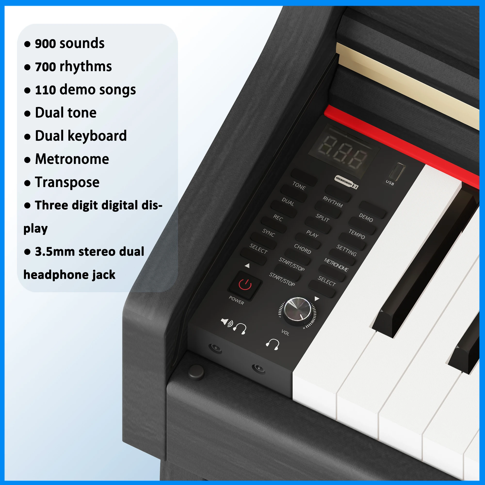 BLANTH piano digital profissional 88 key weighted keyboard digital piano keyboard piano 88 keys