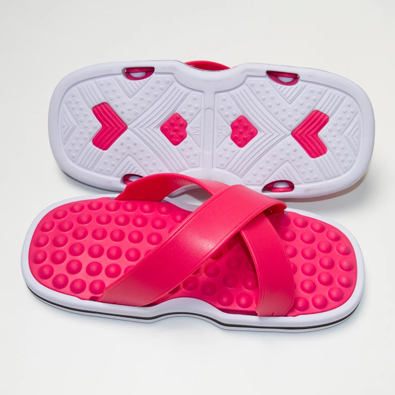2017 Japanese hot sale EVA acupuncture massage slide sandal bath slide slipper