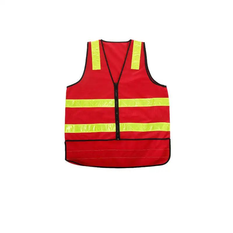 New Arrival Environmentally Printing Reflective Warning Safety Vest with Lattice