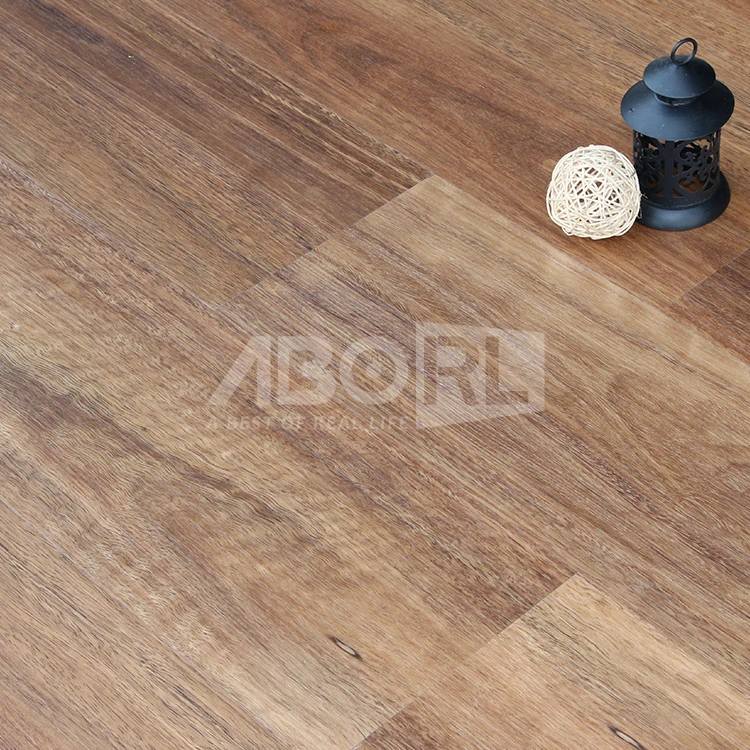 Indoor 9mm indoor wood plastic composite wpc vinyl waterproof flooring with cork bac