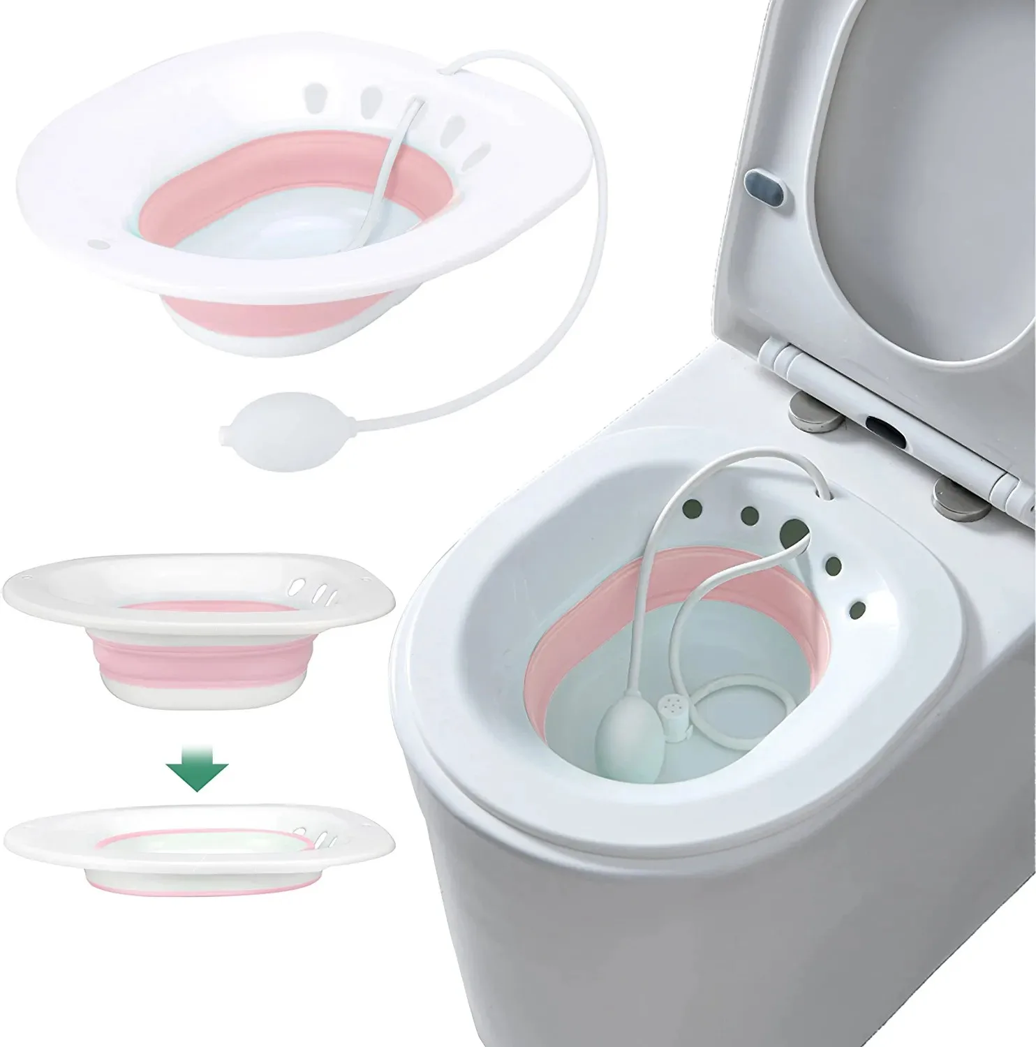 Portable Postpartum Postoperative Care Basin Soak Foldable Bidet Pregnancy Women Yoni Sitz Bath Pregnant Woman Products