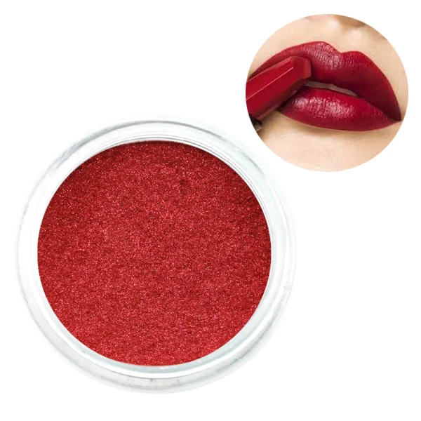 Skin safe synthetic/natural coloring dye lipgloss mica powder cosmetic grade blood red pigment for lipstick