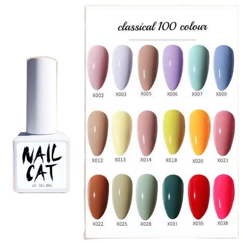 Professional nail supplies art gel 100 new colors Nail UV/Led soak off color gel nail polish gel polish