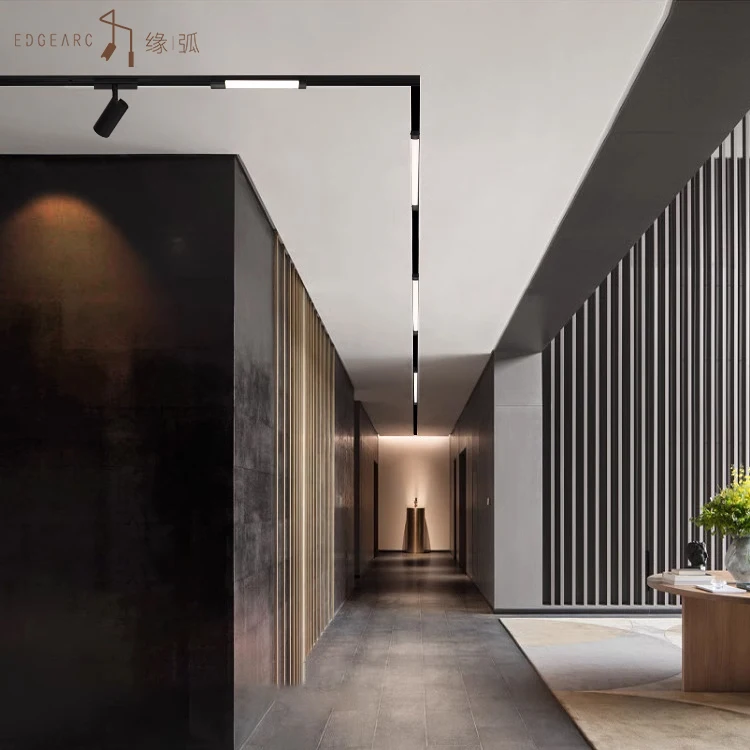 Zhongshan Supplier Ceiling Recessed Rail System Track Lamp 7w 12w 18w 20w 24w 36w Smart Tuya 220v Magnetic Track Light System