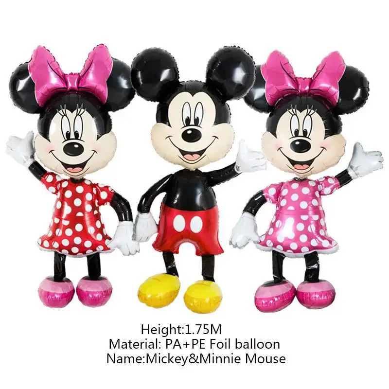 175cm Large Mickey Minnie Foil Balloon Cartoon Wedding Party Decorate aluminum foil balloons