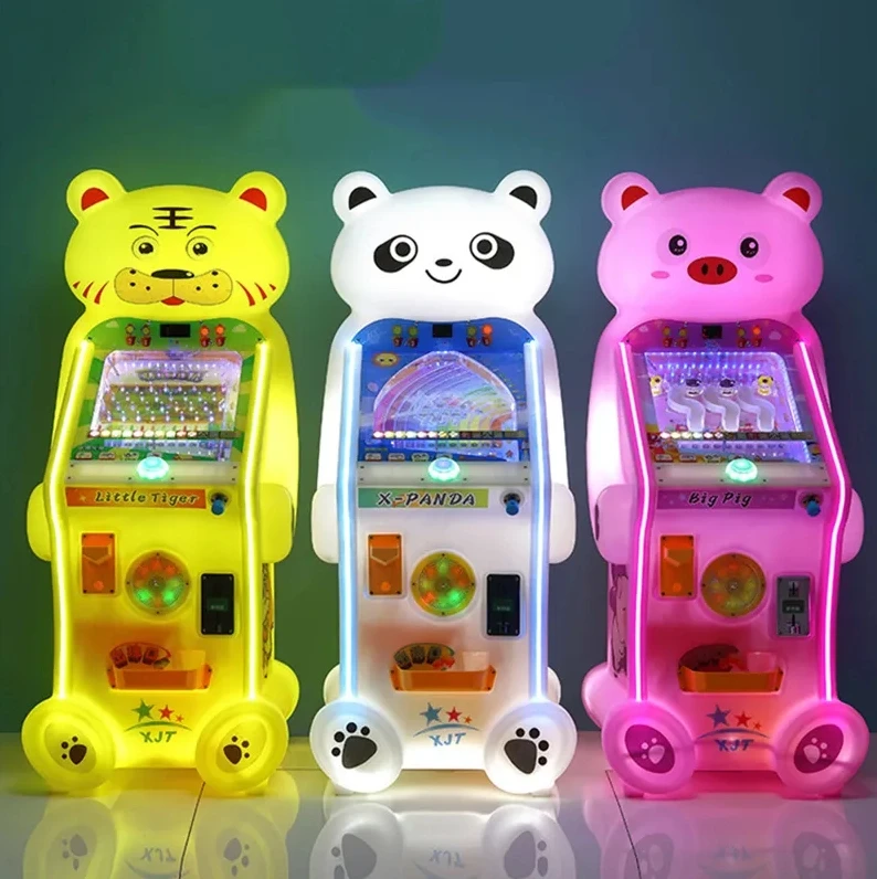 Cartoon animal series pinball machine arcade game children electric coin operated pinball video game machines
