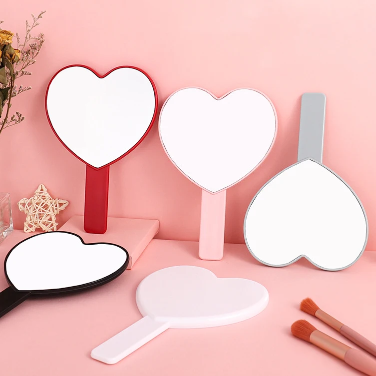 Makeup Mirror Rectangular Vanity Mirror for Women Personalized Square Chrome 2 Side Folding Makeup Compact Pocket Mirror 10 Pcs